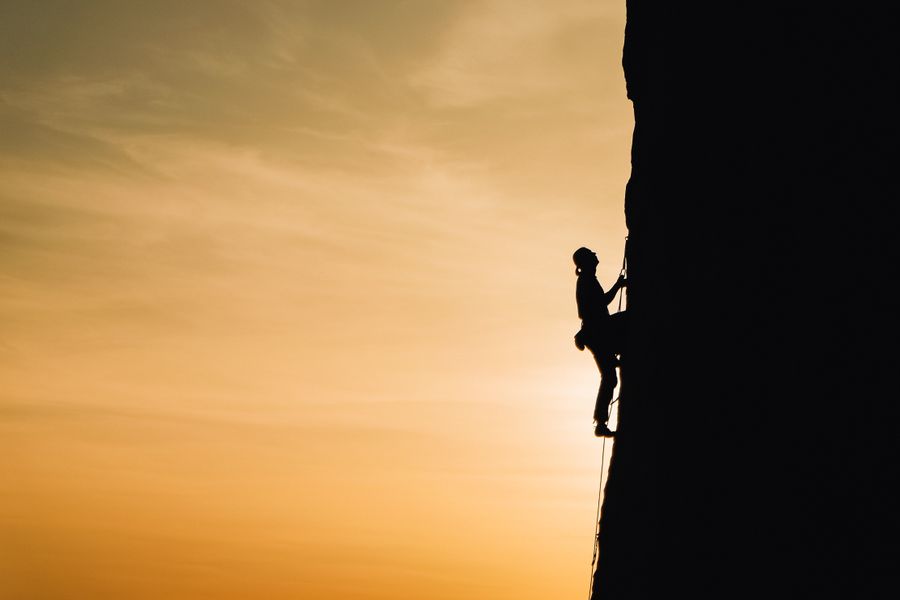 Rock climbing